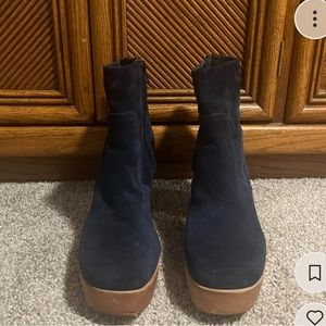 Charlotte Stone - Paz Boots in Navy